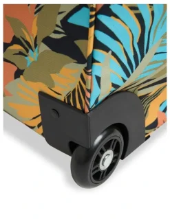 BILLABONG Checked Luggage Suitcase in Black Sands