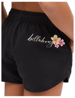 Billabong Girls 6-16 Bloom Crush Boardshorts in Black