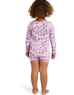 Billabong Girls 0-5 Hula Haze Long Sleeve Rash Vest Orchid