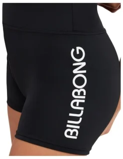 Billabong Girls 6-16 Sun Chaser Surf Sport Shorts in Black/Rose Gold
