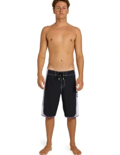 Billabong Spec Dbah Bio Wave Pro 21 Boardshorts In Black/White