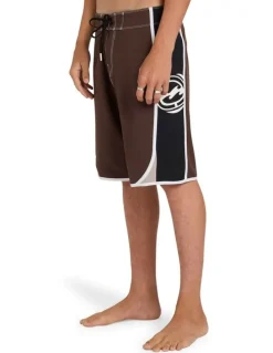 Billabong Spec Dbah Bio Wave Pro 21 Boardshorts In Dark Brown