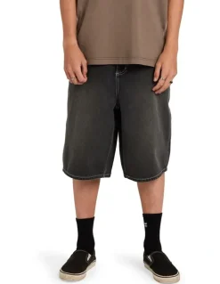 Billabong Spec Denim Shorts In Black