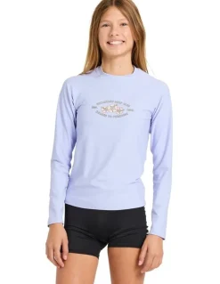 BILLABONG Surf Club Long Sleeve Rashvest in Twilight Blue