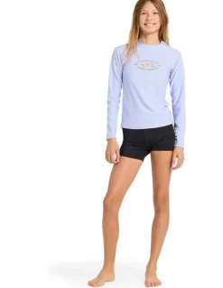 BILLABONG Surf Club Long Sleeve Rashvest in Twilight Blue