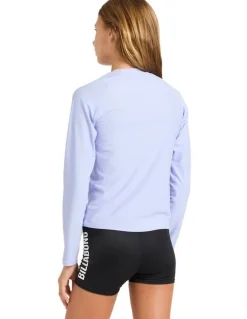 BILLABONG Surf Club Long Sleeve Rashvest in Twilight Blue