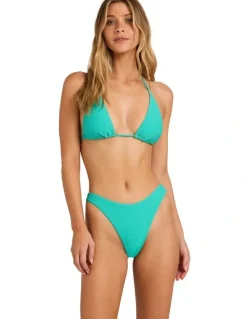 Billabong Tanlines Remi Tri Bikini Top Paradise in Green