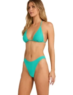 Billabong Tanlines Remi Tri Bikini Top Paradise in Green