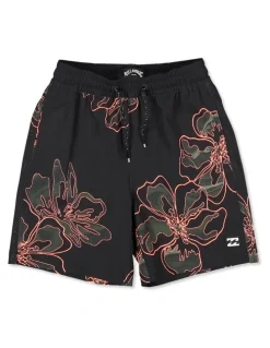 BILLABONG Toddlers Sundays Layback Boardshorts 16" in Black