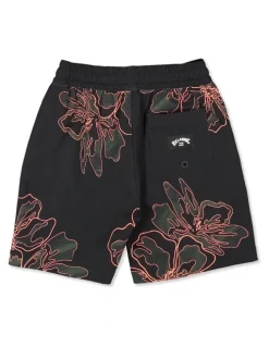 BILLABONG Toddlers Sundays Layback Boardshorts 16" in Black