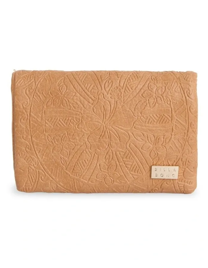 Billabong Tropical Rhapsody Bi Fold Wallet In Tan