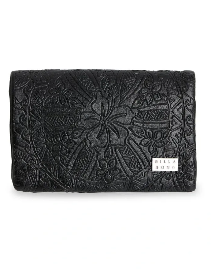 Billabong Tropical Rhapsody Bi Fold Wallet in Black