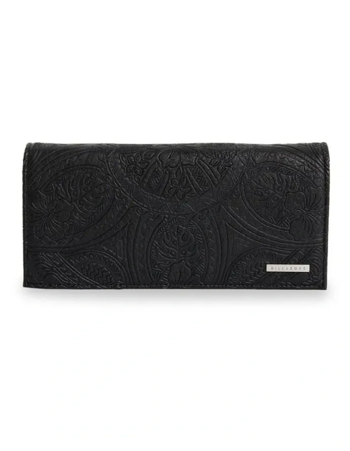 Billabong Tropical Rhapsody Bi Fold Wallet in Black