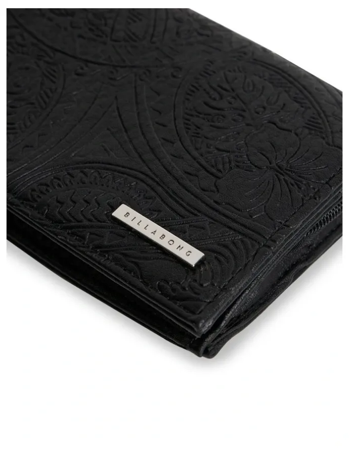 Billabong Tropical Rhapsody Bi Fold Wallet in Black