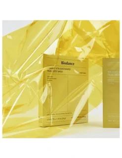 Biodance Radiant Vita Niacinamide Real Deep Mask Bundle 4 Pieces in Yellow