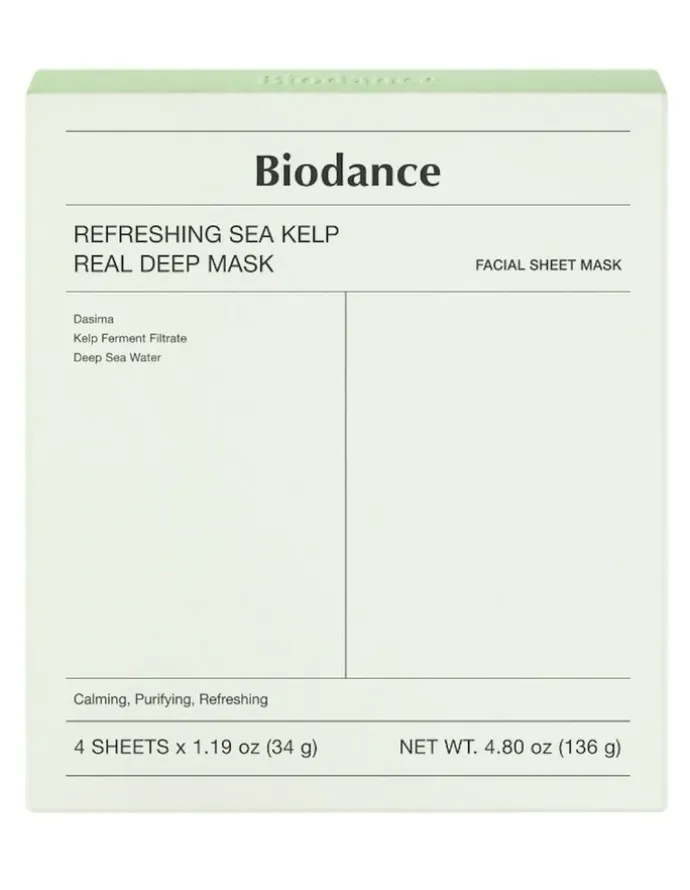 Biodance Refreshing Sea Kelp Real Deep Mask Bundle 4 Pieces