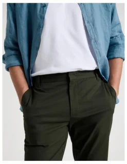 Blaq Ankle Pant in Khaki