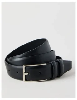 Blaq Dress Belt Black Smooth Belt Black
