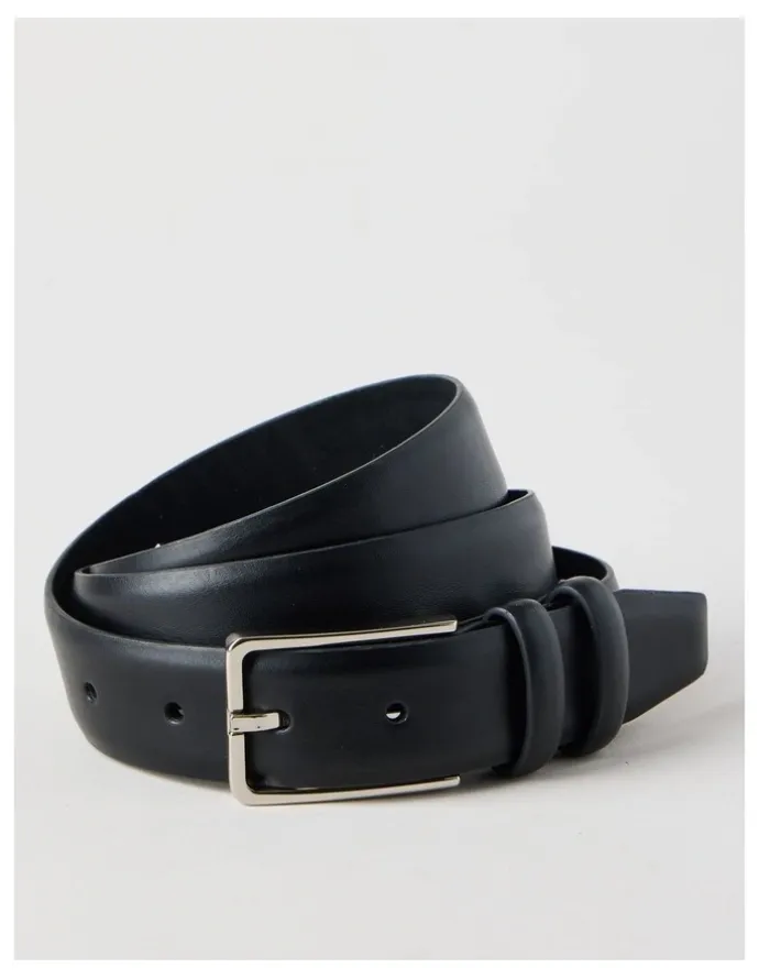 Blaq Dress Belt Black Smooth Belt Black