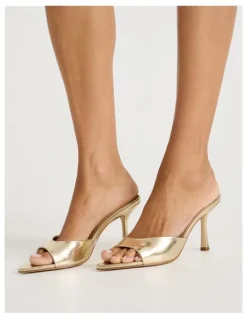 Blaq Georgina Sandal in Gold