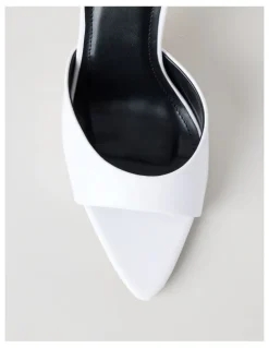 Blaq Georgina Sandal in White