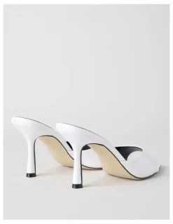 Blaq Georgina Sandal in White