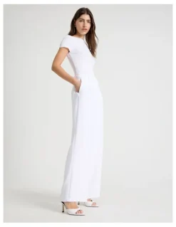Blaq Georgina Sandal in White