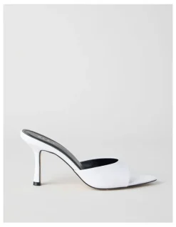 Blaq Georgina Sandal in White