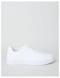 Blaq Knox Elastic Sneaker in White