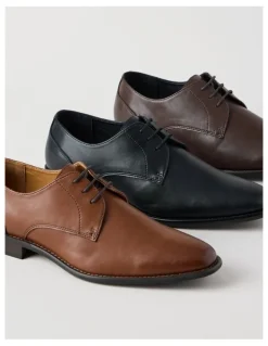 Blaq Lucian Dress Lace Up Shoes in Brown