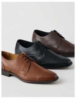 Blaq Lucian Dress Lace Up Shoes in Black