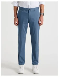Blaq Slim Fit Dress Chino Pant in Blue