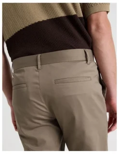 Blaq Slim Fit Dress Chino Pant in Tan
