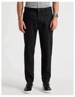 Blaq Slim Fit Dress Chino Pant in Black