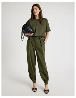 Blaq Soft Balloon Pant in Khaki