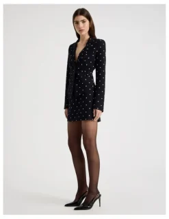Blaq Spot Mini Skirt in Black