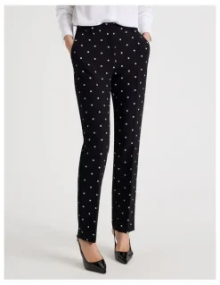 Blaq Spot Tapered Leg Pant in Black
