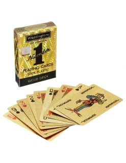 Board Games Waddingtons Gold Edition Playing Cards