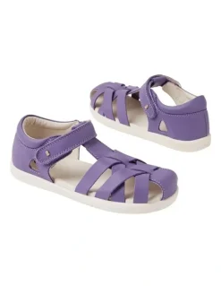 Bobux Kid Quick Dry Tropicana Cage Sandals In Purple