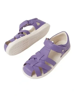 Bobux Kid Quick Dry Tropicana Cage Sandals In Purple