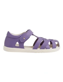 Bobux Kid Quick Dry Tropicana Cage Sandals In Purple