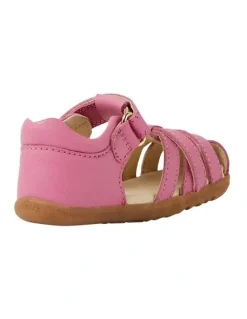Bobux Step Up Cross Jump Sandals In Rose