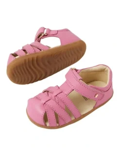 Bobux Step Up Cross Jump Sandals In Rose
