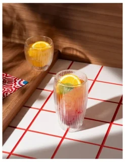 Bodum Pavina Double Wall with Ribs 450ml in Clear