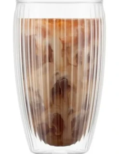 Bodum Pavina Double Wall with Ribs 450ml in Clear