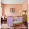 Bold Baby Bold Baby Cot - Lilac and Teal
