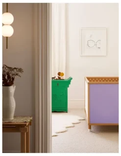 Bold Baby Bold Baby Cot - Lilac and Teal