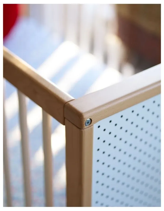 Bold Baby Bold Baby Cot - Lilac and Teal
