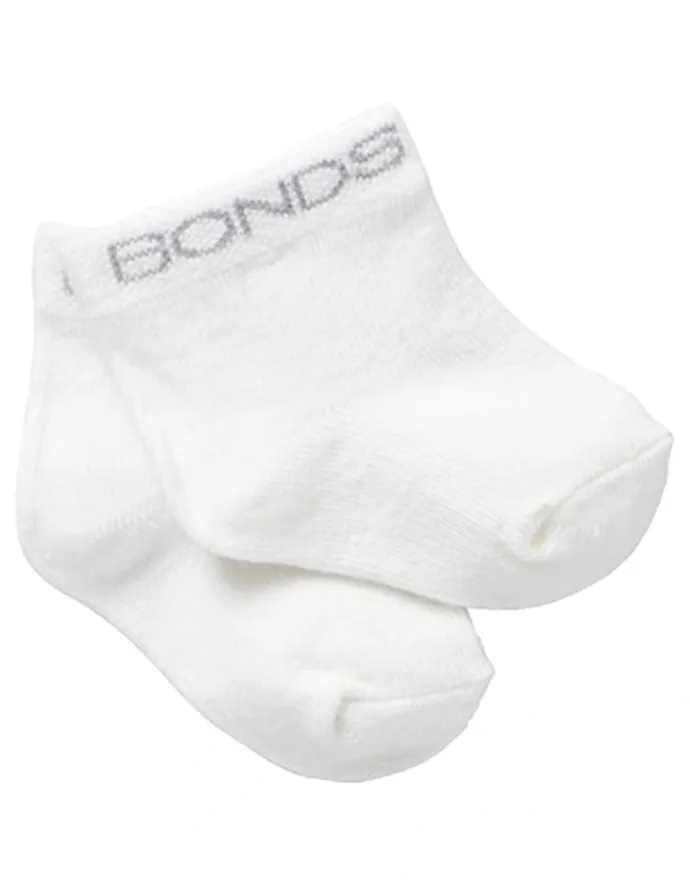Bonds Baby Classics 2 Pack in White Bootee