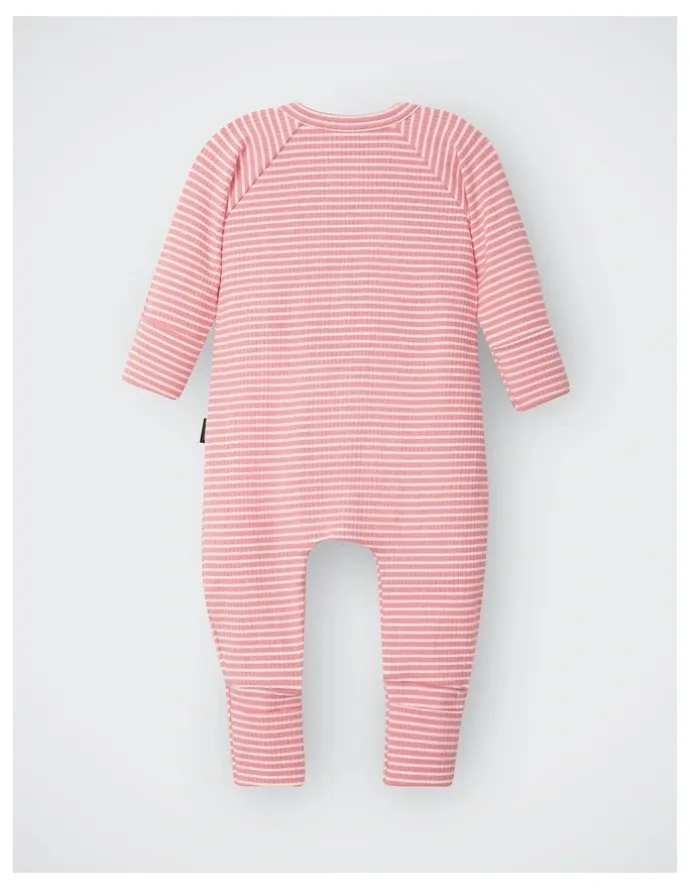 Bonds Baby Newbies Wide Needle Rib Zippy in Stripe Jra
